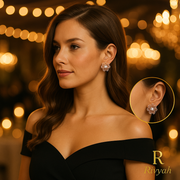Rosette Filigree Flower Studs